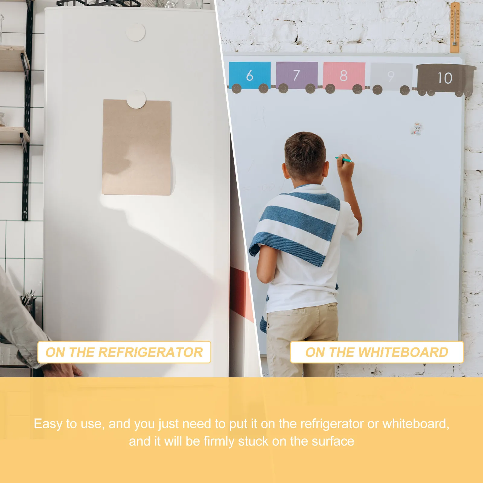 15Pcs 숫자 자석 나무 자석 숫자 조기 교육을위한 냉장고 자석 어린이 화이트 보드 냉장고 학습