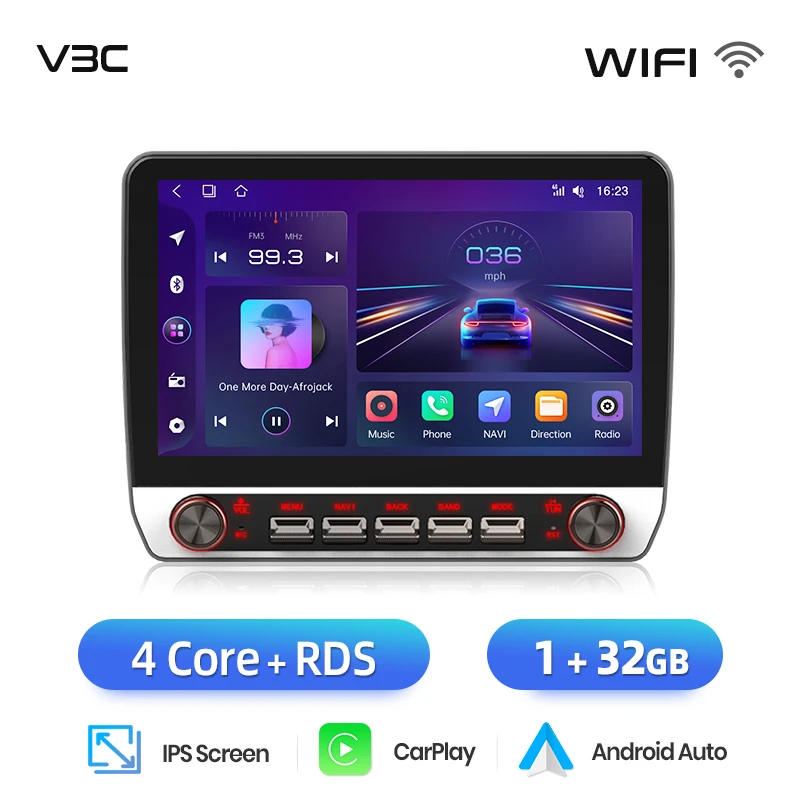 Junsun 13.1″ QLED Bezprzewodowe Radio Samochodowe CarPlay Android Auto do Opel Insignia 2013-2017 Inteligentne Systemy DSP SWC RDS GPS FM BT