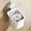 Shower Organizer Suction Wall Mounted Bath Organizer Shelf Drill-Free Bathroom Organizer Removable Shower Rack for Bathroom 5