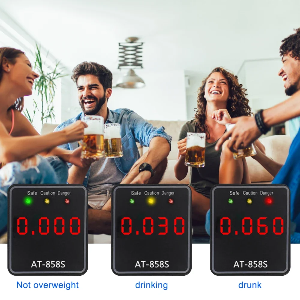 Professional Digital Alcohol Tester Alcohol Detector Breathalyzer Police Alcotester LCD Display Drunk Driving Test alcohol tester,breath alcohol tester