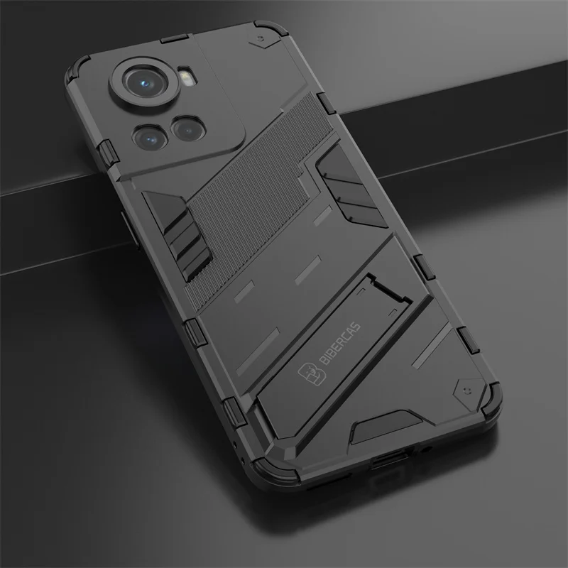 OnePlus Ace 5G Shockproof Magnetic Armor Protective Phone Case with Stand Holder