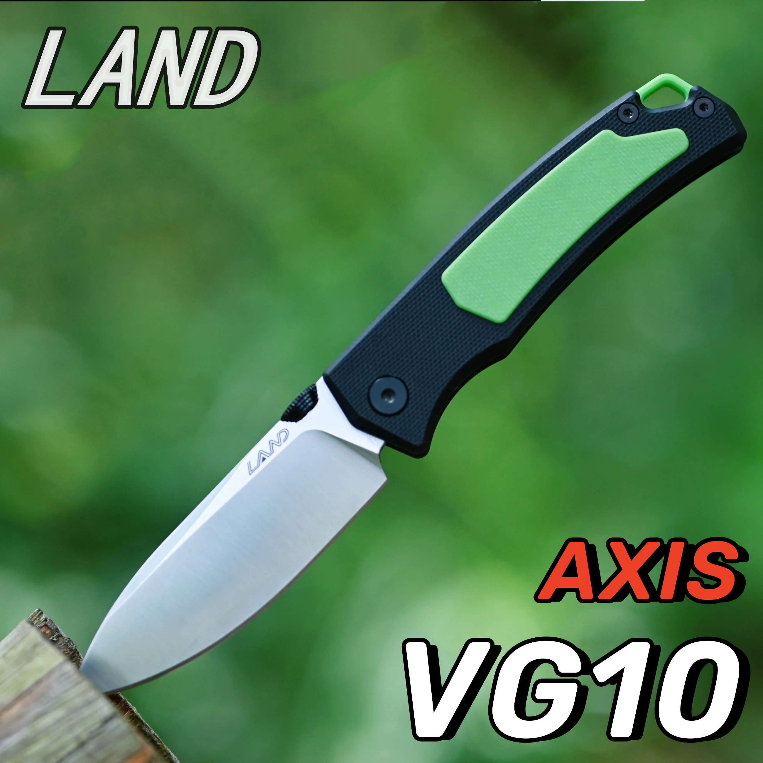 LAND841842PocketsFoldingKnifeVG10BladeOutdoorCampingsurvivaTouristTacticalKnivesEDC
