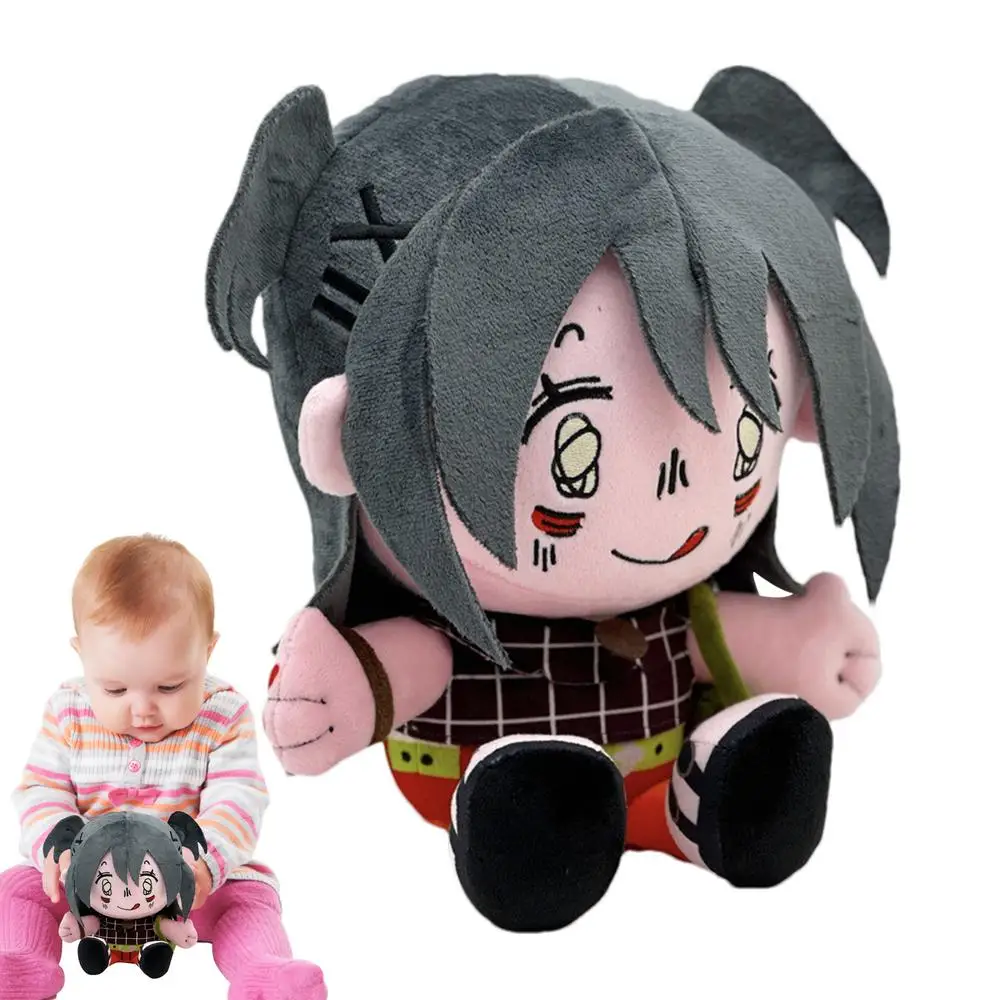 Plush Cartoon Doll 25cm Cuddly Plushie Soft Sensory Doll Plush Toy Stuffed Figure For Car Interior Bedroom Kid's Room Living