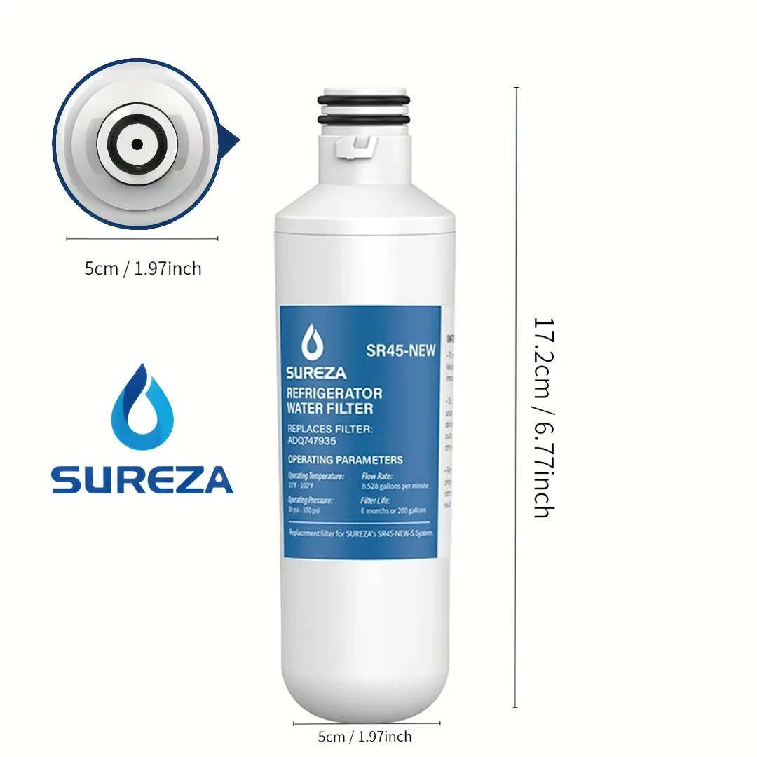 SUREZA LT1000PC Water Filter Replacement for LG LT1000P