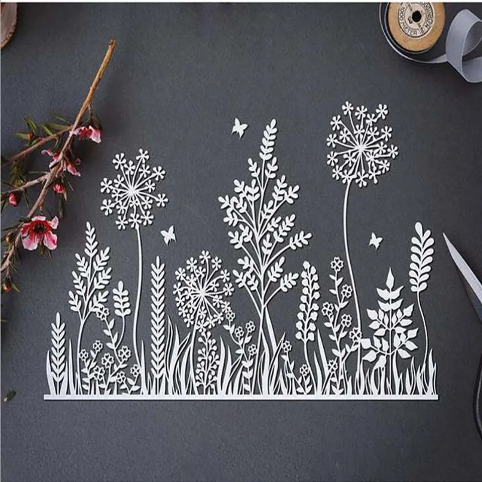 1 pezzo Fustelle Taglio Amore Fiori Fai Da Te Girocollo per Artigianato di Ringraziamento Autunnale, decorazione di album fotografici e carte, taglio di scarto e album fotografici di fai da te per