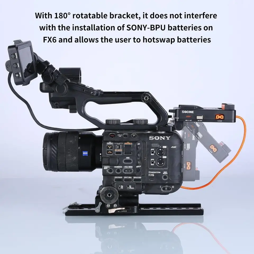 ZGCINE VM-VP5 クイック リリース V マウント バッテリー プレート