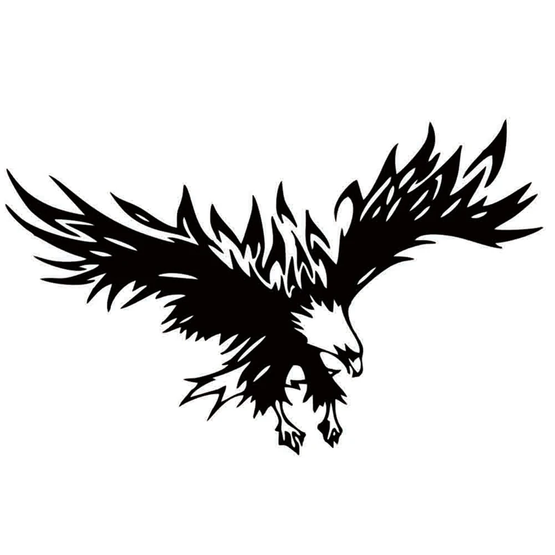 Car Decal Cartoon Animal Eagle Car Hood Car Door Car Sticker Refrigerator Car Glass Bumper Can Be Used Vinyl Decal Car Styling