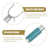 Clothes Reaching Rod Outdoor Clothes Hook Pole Home Clothes Picking Rod 2