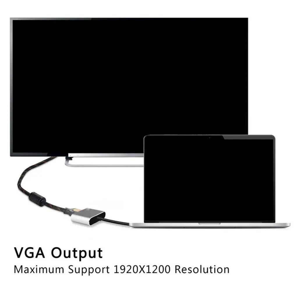 USB C Ÿ HDMI ȣȯ VGA USB-C  ̺, ƺ Ʈ ۿ, USB  , 3  1