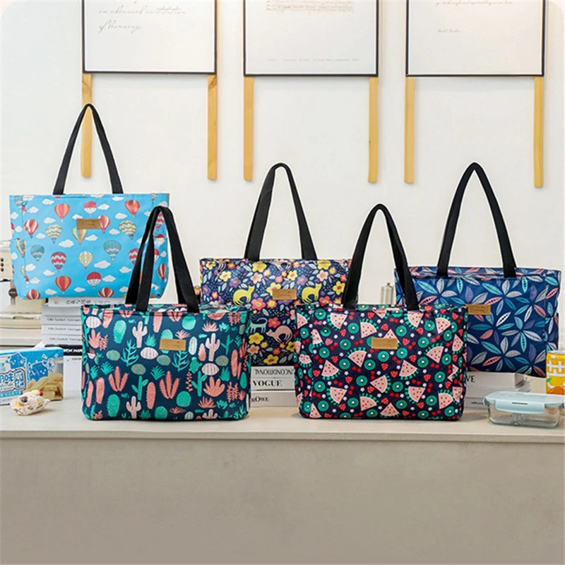 BYMONDY Mommy Insulated Cooler Bag Large Capacity Waterproof Handle Lunch Box for Women Portable Food Storage Thermal Lunch Bags
