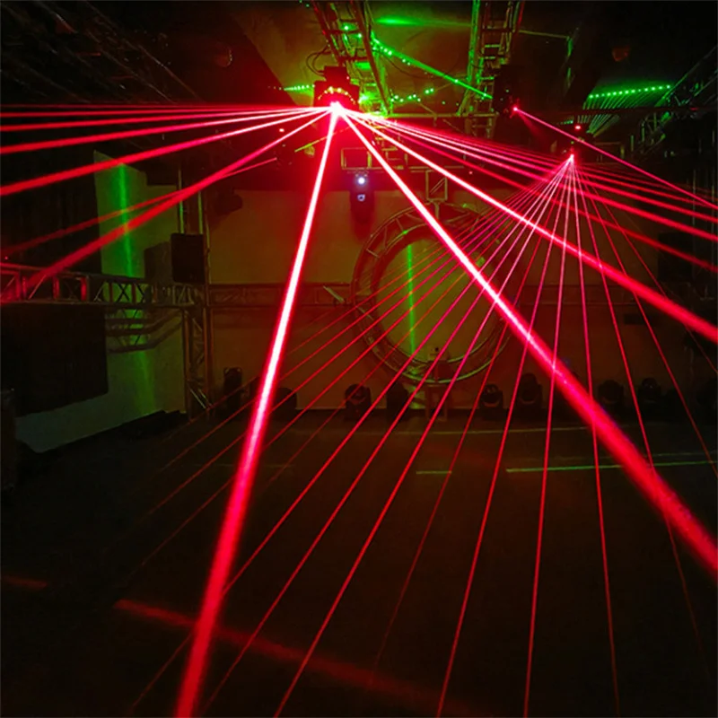 何でも揃う Arrival New Stage Light Laser Green And Red Beam 18 LED トイガン