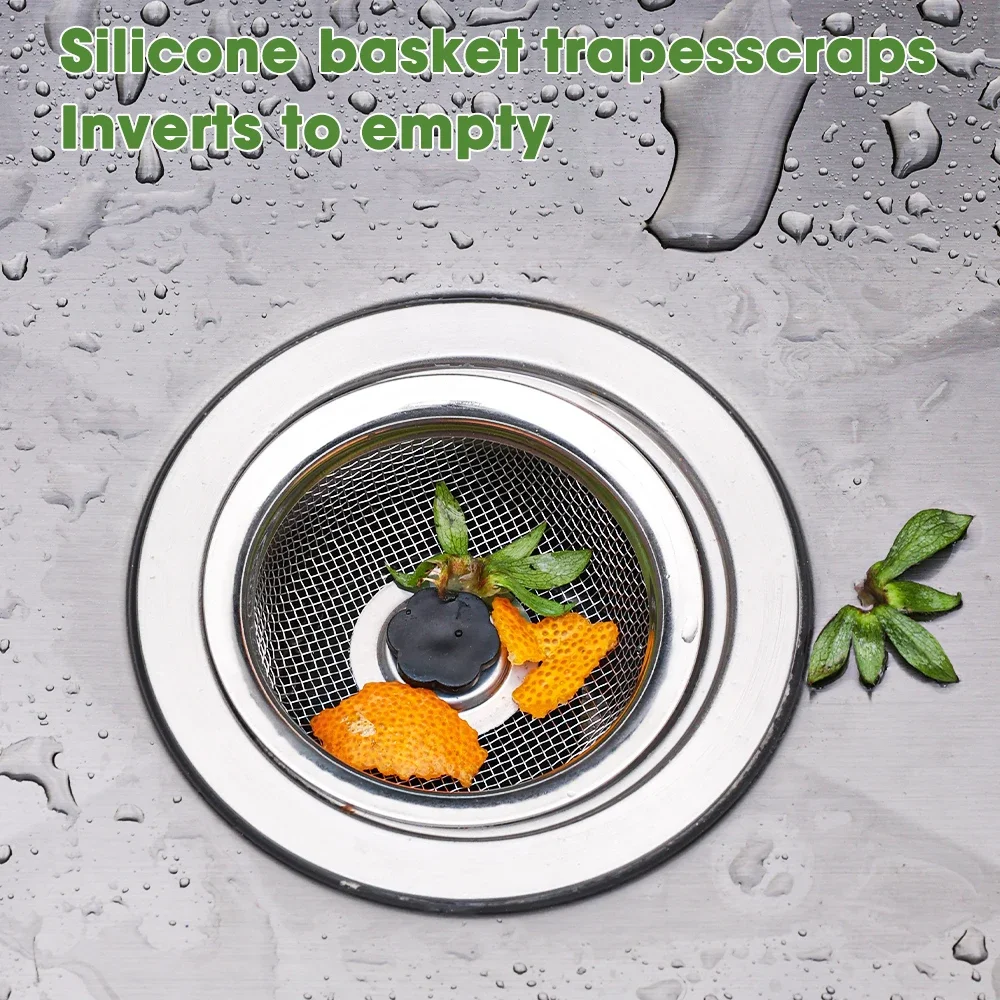 Filtro per lavello a ventosa, filtro per lavello da cucina, cestello per scolapiatti a rete, ripiano