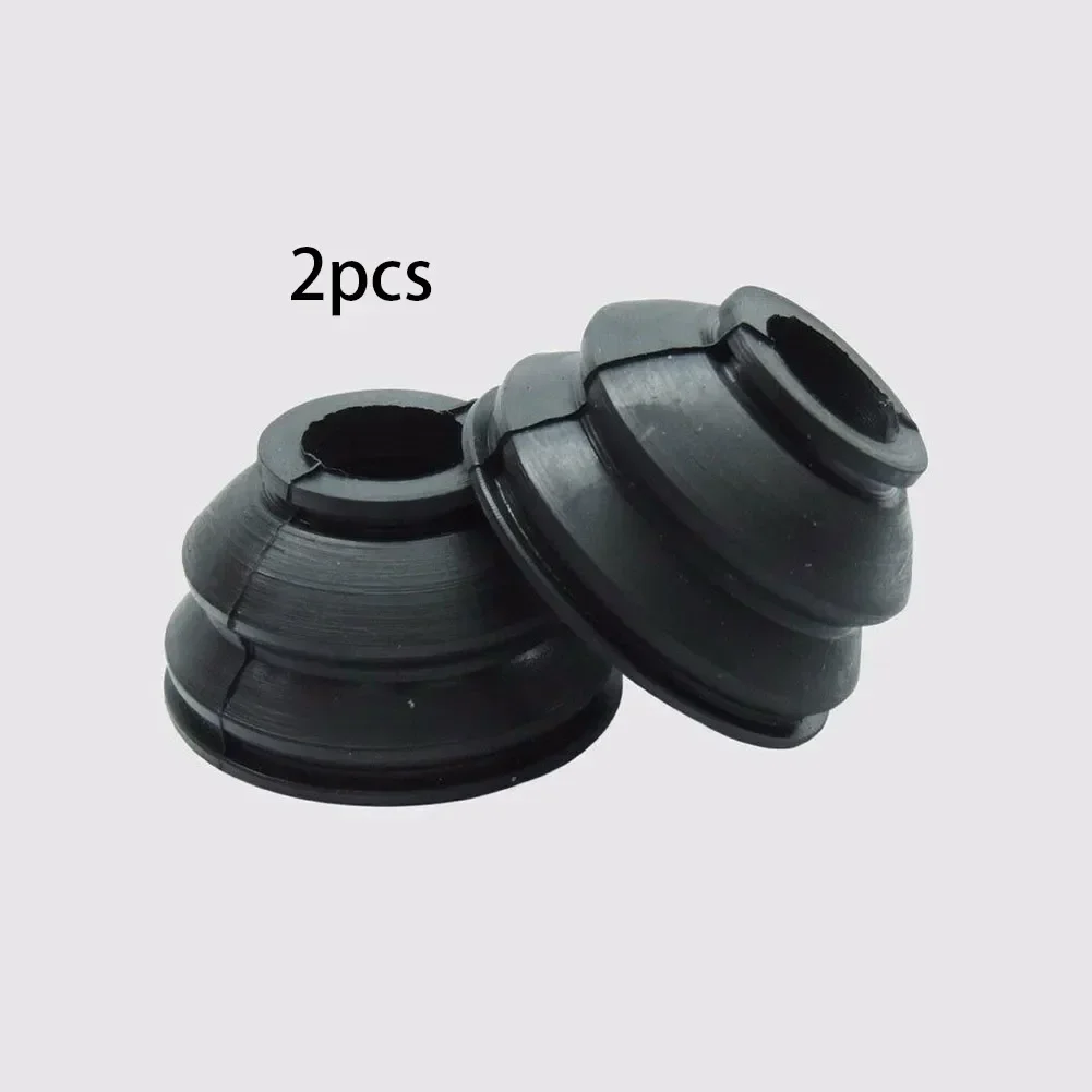 2pcs Universal Car Suspension Steering Ball Joint Rubber Dust Boot Cover Track Tie Turn Rods Ends Set Parts