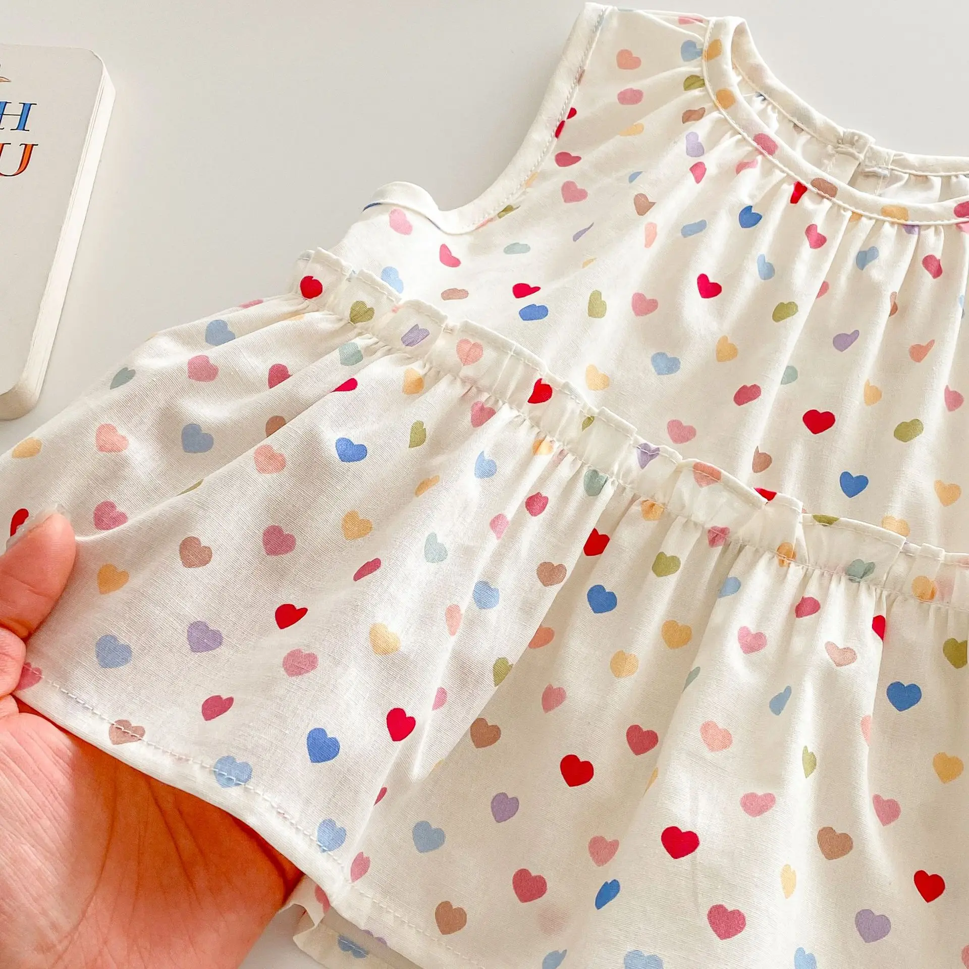 Girls Summer Sleeveless Blouse Set