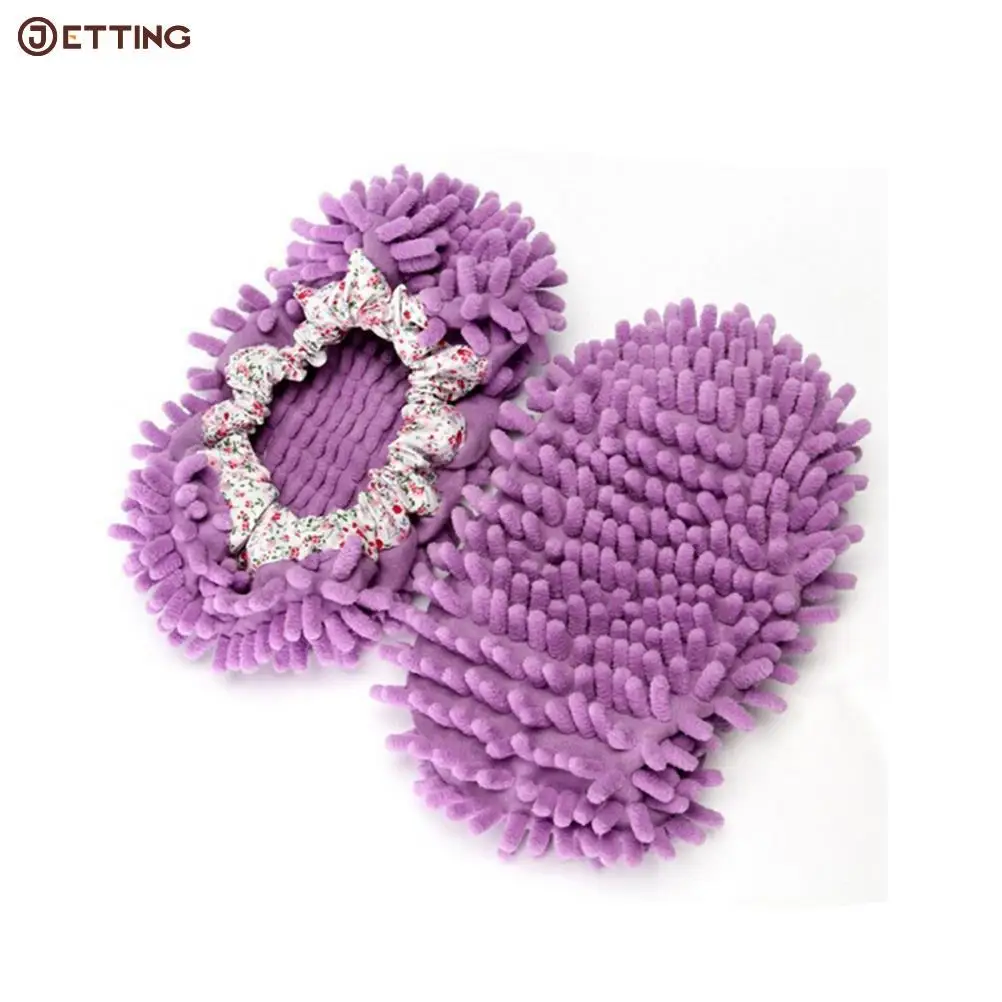 1 PCS Cover Microfiber Floor Cleaner Dust Cleaner Grazing Slippers House Bathroom Cleaning Mop Slipper Lazy Shoes mop slippers