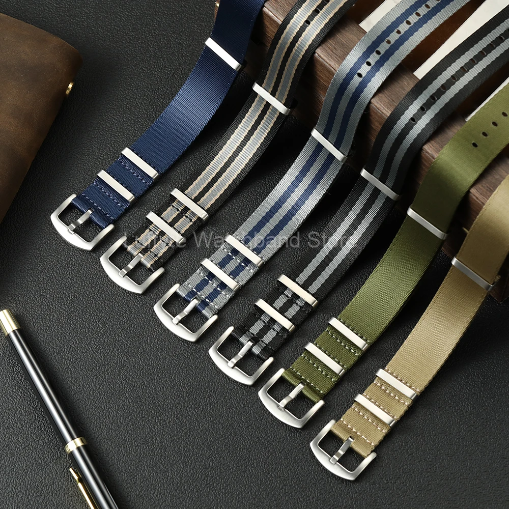 Premium Soft Nylon Watch Strap - Men's Watch Band Accessory