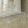 Bathroom Vanity table Organizer Wall Shelf Home Storage Rack Skin Care Cosmetic cotton Display Storage Holder Punch-Free 6