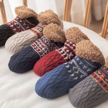 Fall and Winter Floor Socks Home Warm Women Men Socks Snow Socks Sleep Carpet Socks Slippers Socks Men Non-slip Yoga Socks 2024 1