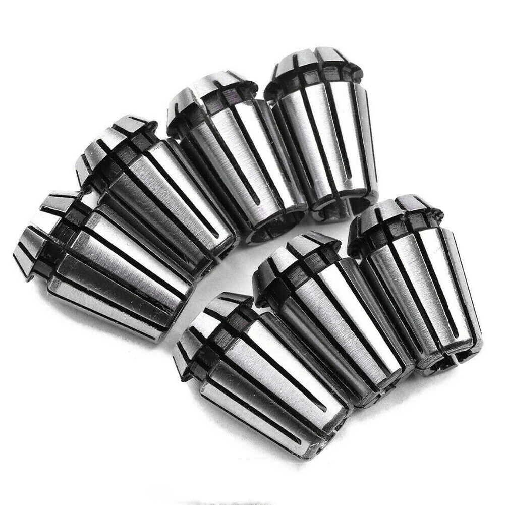 

Portable ER Chuck Collets Carbon Steel Collet ER11/ER16/ER20/ER25/ER32/ER40 For CNC Milling Lathe Machine Spring