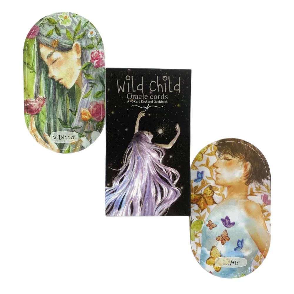 Wild Child Oracle Cards A 40 English Fate Divination Deck Borad Games Beautifully Illustrated 4