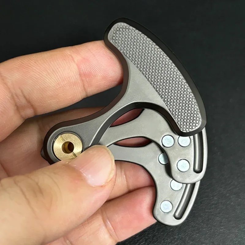 Magnetic Push Card Pointing Tiger Window Breaker 3in1 Mechanical Slider Pushing Plate Haptic Coin Mini Fidget Stress Relief Toy