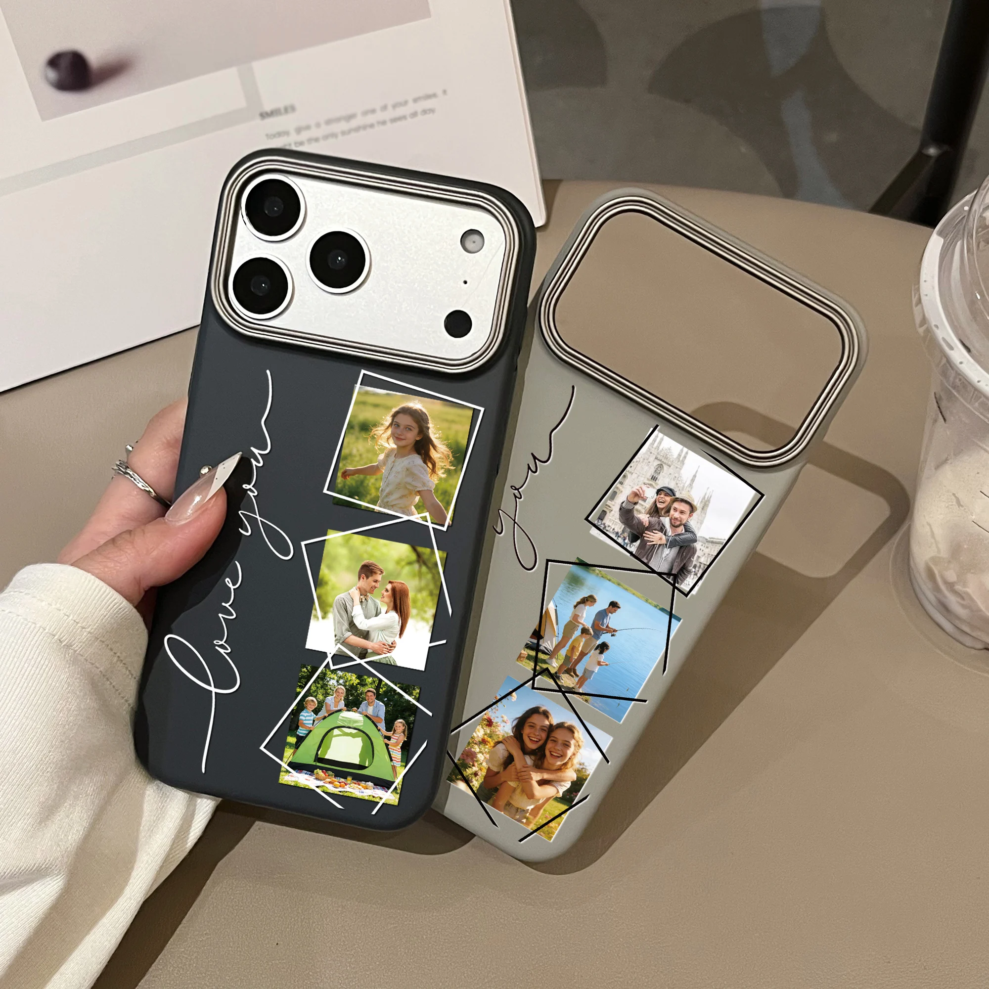 Personalized Custom Parents Children Myself Pets Companion Photos Phone Case thumbnail 7