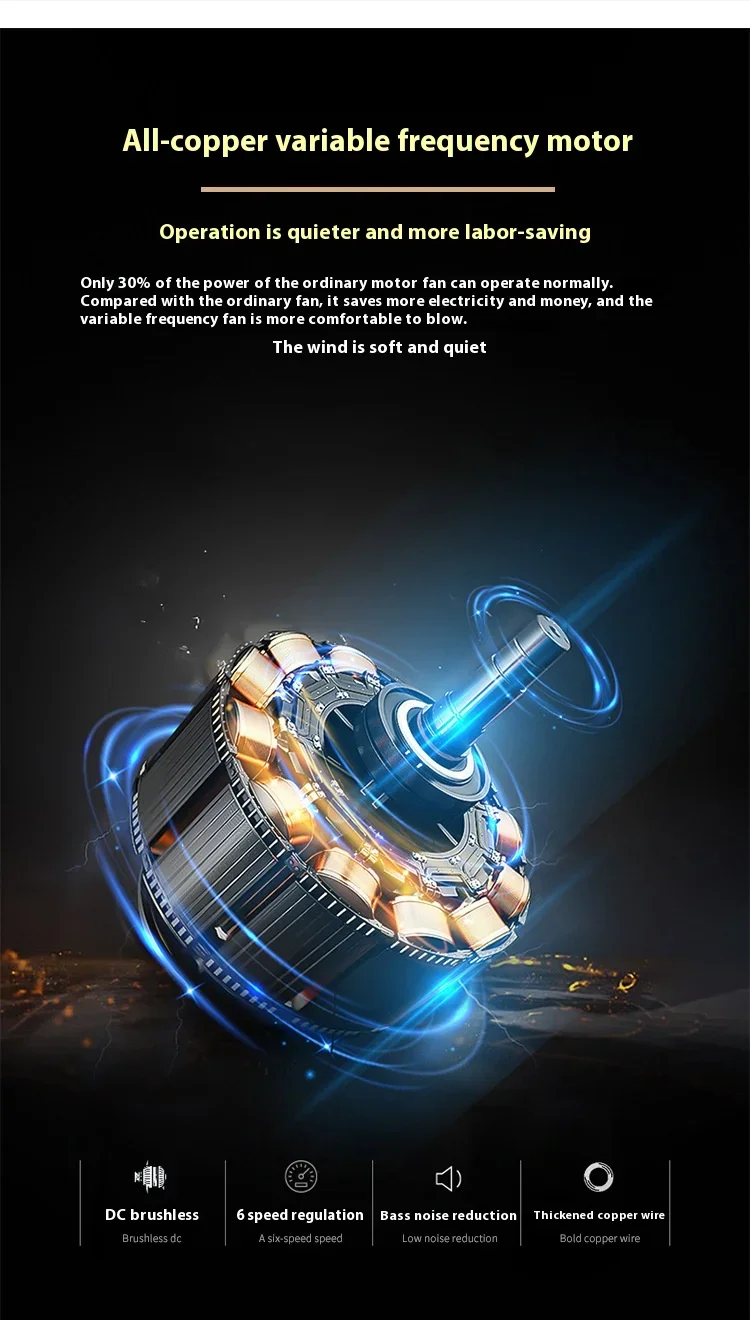 Description Picture 4 of itemModern minimalist bedroom fan light silent remote control electric fan light Nordic ceiling household new ceiling fan with light