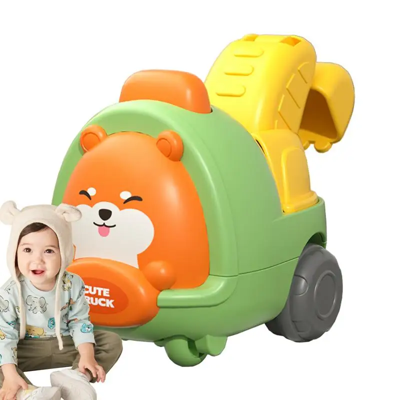 

Truck Toys For Boys Inertia-powered Toddler Truck Toys Kids Birthday Gift For Toddler Children Boys And Girls For Home School