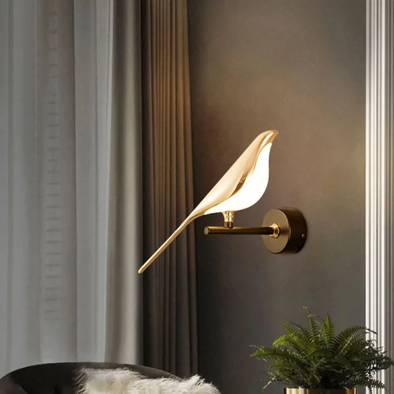 

Magpie Creative Wall Lamp Postmodern Minimalist Light Bedroom Bedside Lamp Lampshade Acrylic Hotel Rooms Indoor Led Wall lights