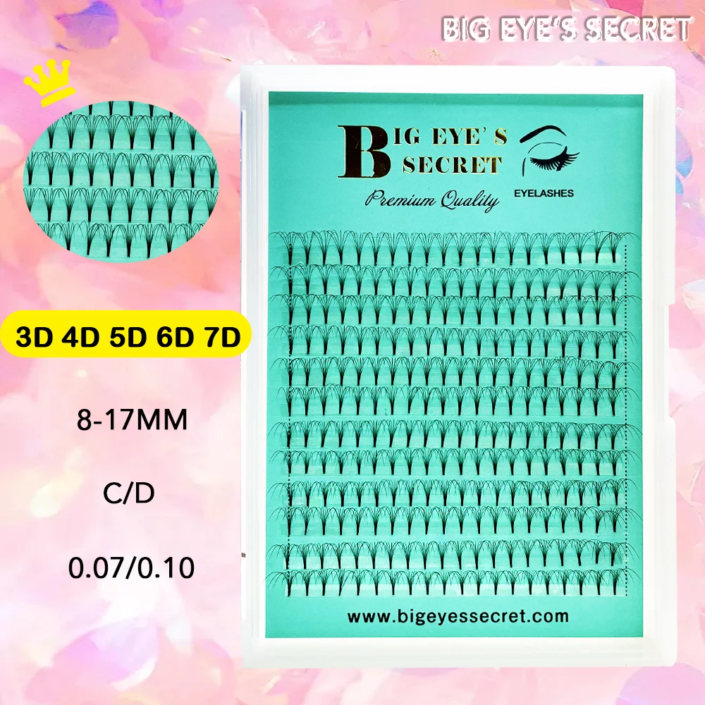 

Lashes 3D 4D 5D 6D 7D Pre Made Russian Volume Fan Eyelash Extension Russian Volume Premade Fans Cilios Extension Makeup