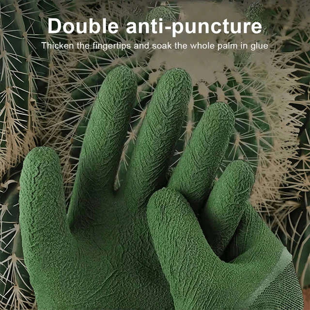 1-3Pair Gardening Gloves Thorn Proof Rose Pruning Garden Glove Breathable Protection Waterproof Work Garden Gloves for Women/Men 5