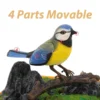 Voice Control Birdcage Toy Tots Toys Realistic Sounds Decorate Plastic Talking Chirping Parrot 3