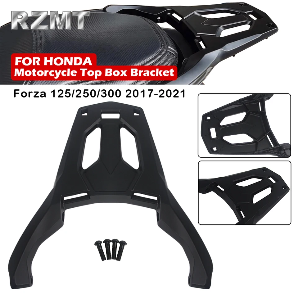 Porte-bagages Arrière Pour Honda Forza 350/300/125/250 Et ADV350 (2018-2024) - Support étagère Robuste En Nylon Noir