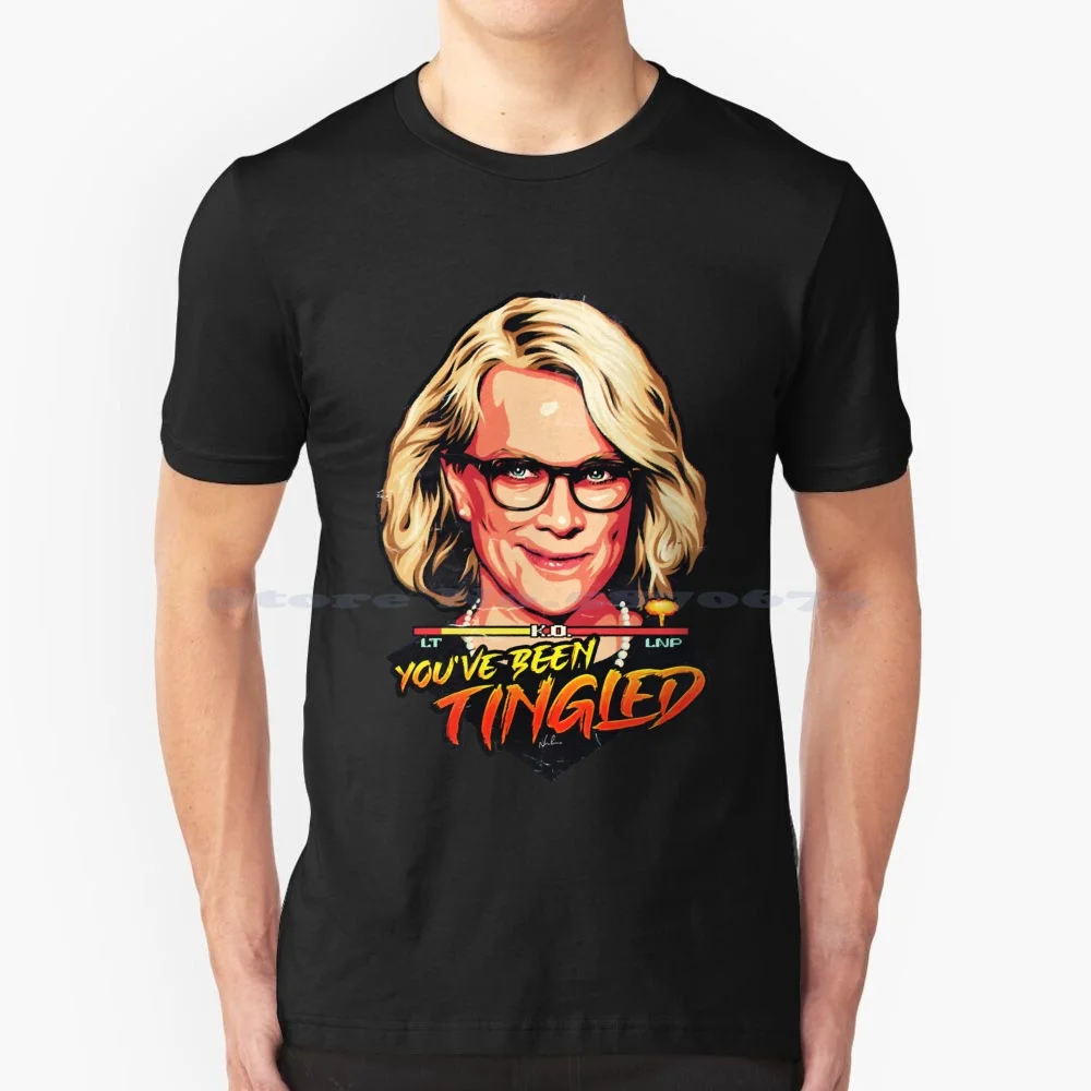 T-Shirt Tingled 100% Cotone Tee Laura Tingle Over Your Shit Abc 730 Report Australian Igh Sales Penny Wong Albo