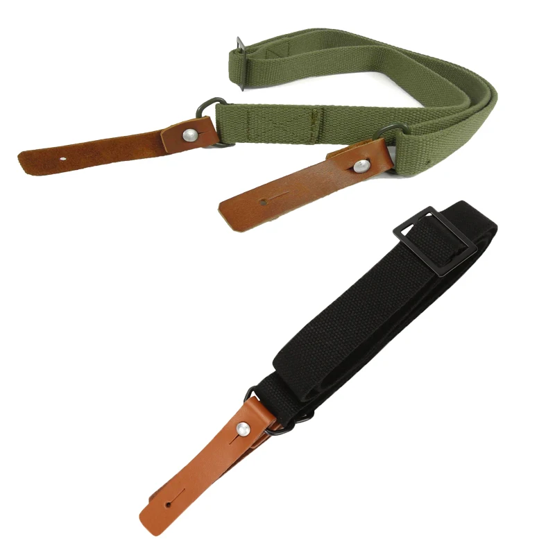 AK 47 Original Gun Sling Airsoft Military Hunting Shooting Leather Tactical AK Rifle Heavy Duty Carrying Strap Survival Belt