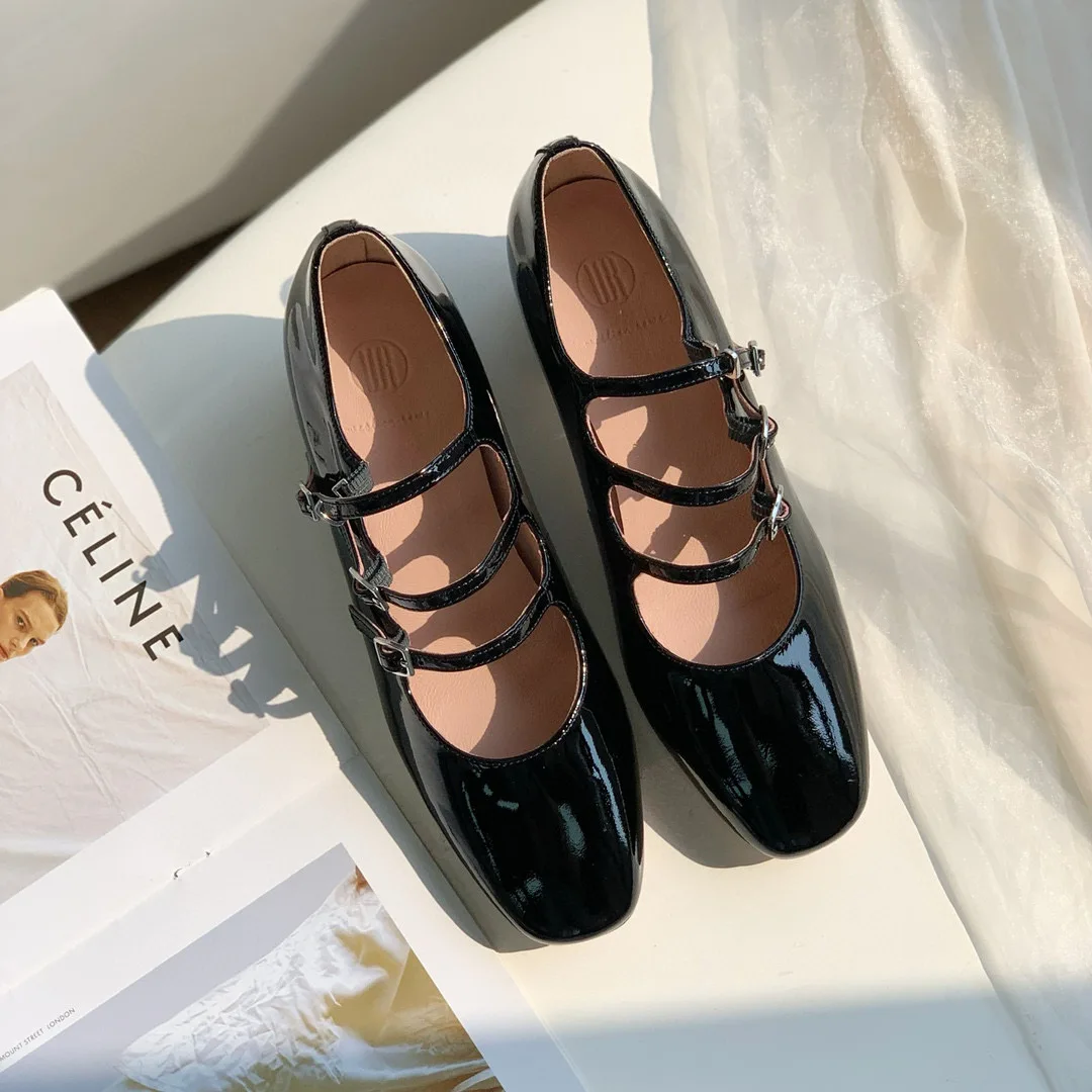 

Jojolee 2024 модная трендовая женская повседневная обувь из натуральной кожи с низким вырезом 4 см