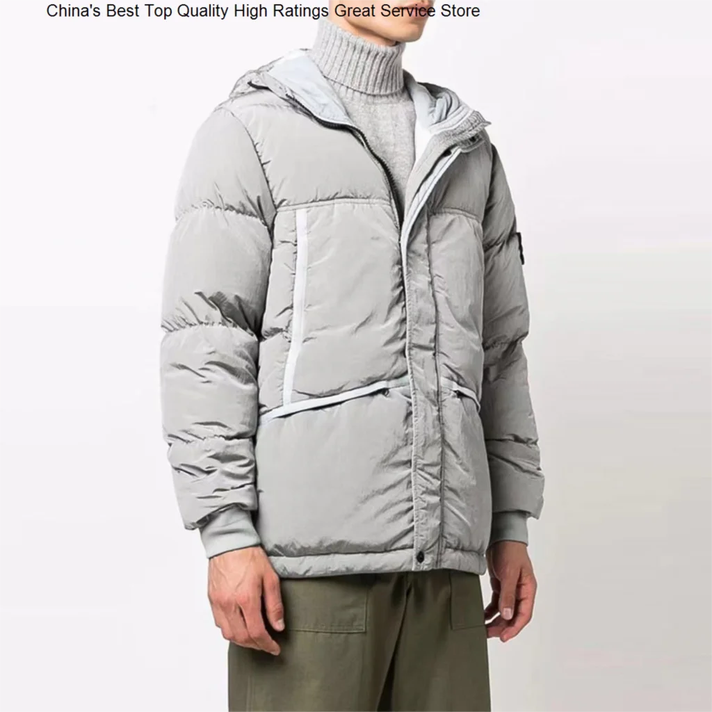 

Waterproof Thickened Windproof Autumn Jacket Hooded Zipper Coat Men's and Women's Winter Clothing High Quality