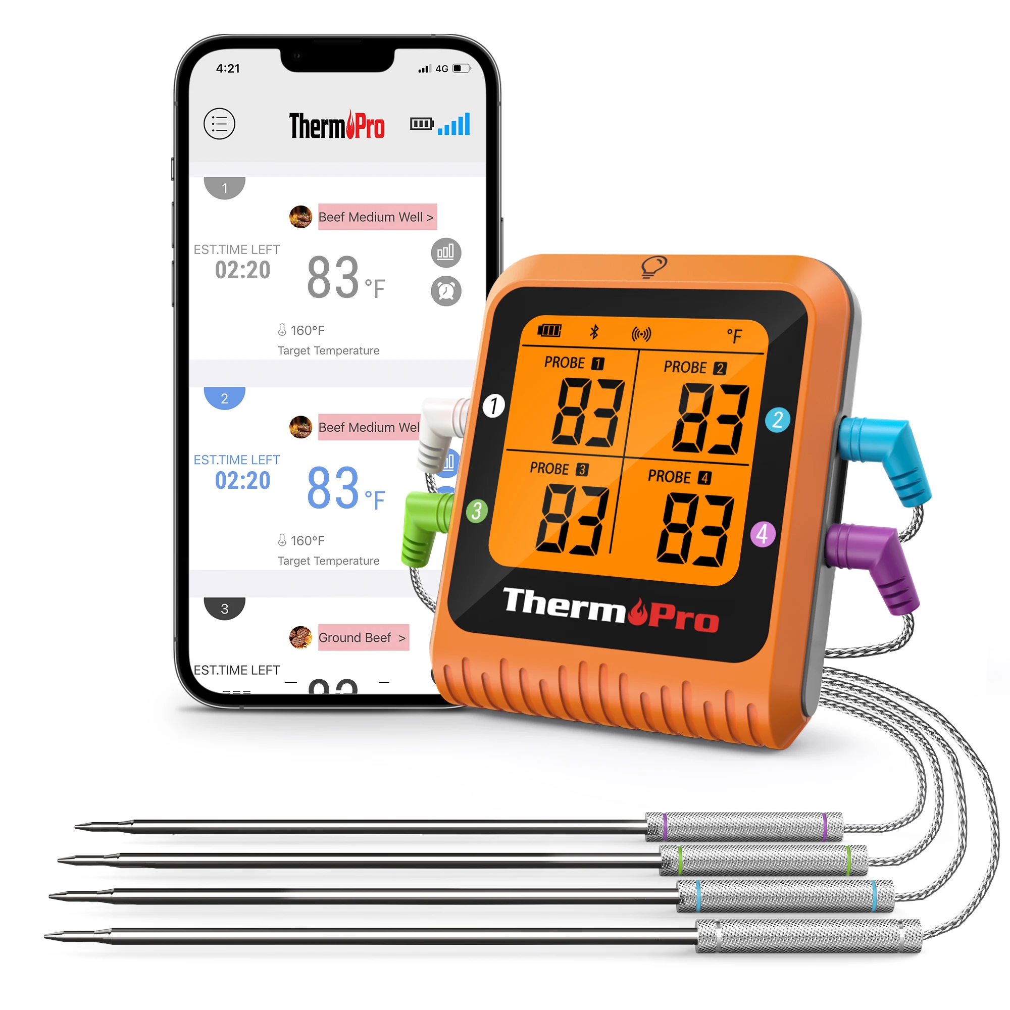 Therm Pro Bluetooth Cooking Thermometer - Spice Boys BBQ Supply House