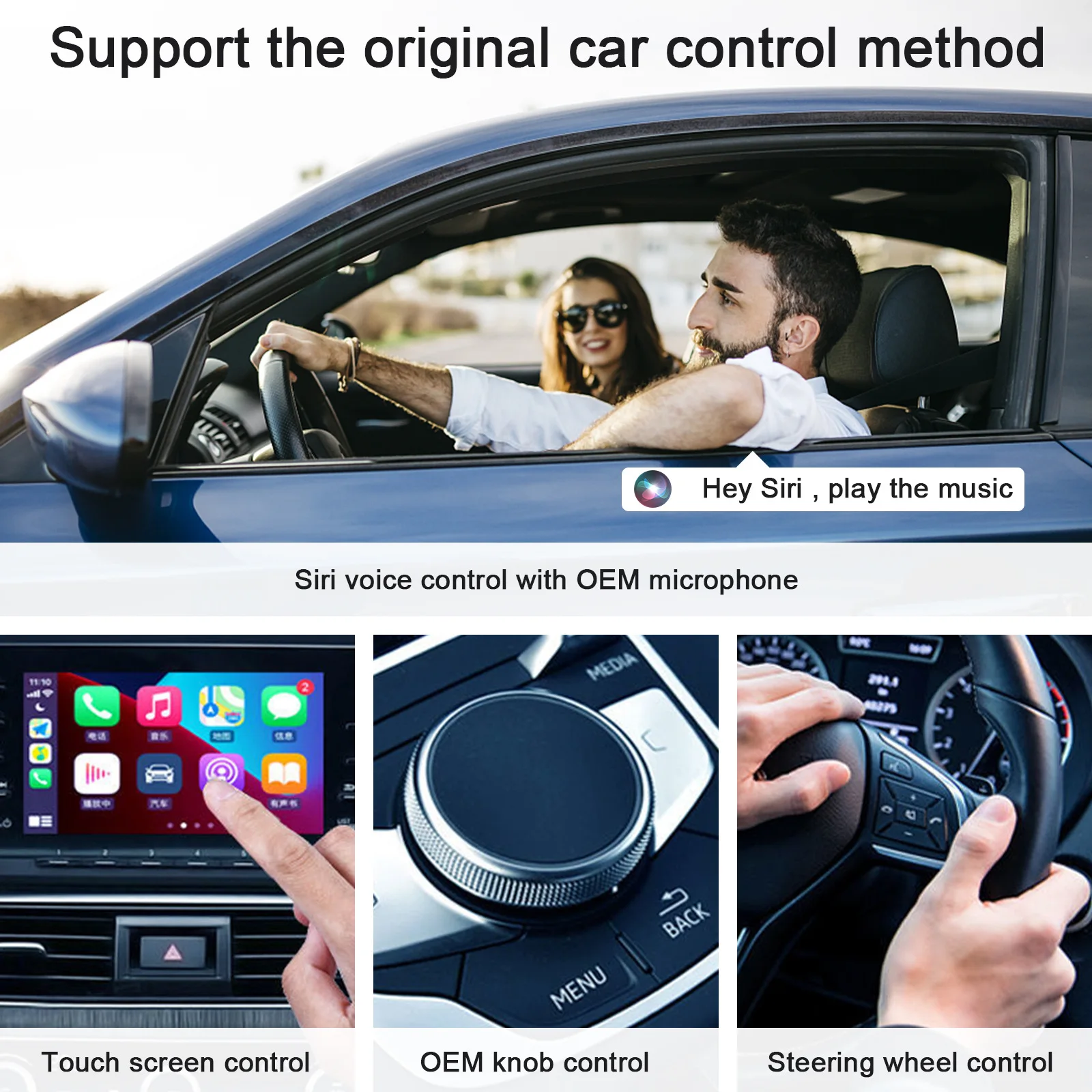 Wireless CarPlay Adapter For Android/Apple W 2