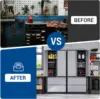 71" Metal Storage Cabinet with Lock Large Lockable Garage Tool Cabinet with Drawers and Shelves Tall Steel Heavy-Duty Cabinet 5