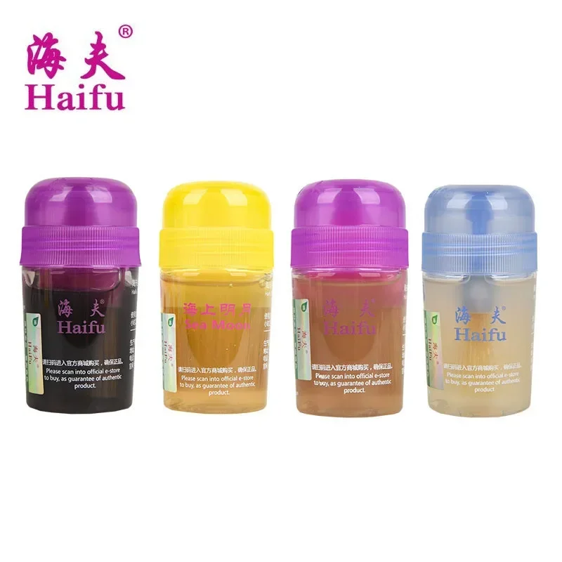 Table Tennis Bond Oil Haifu Sea Moon Table Tennis Performance Booster National Yellow Black White Ping Pong Solubility Bond Oil VOC Tune 120ml