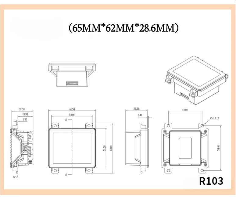Near DOF Small USB TTL Embedded Barcode Module 2D QR Code Scanner For Self-Service Machine