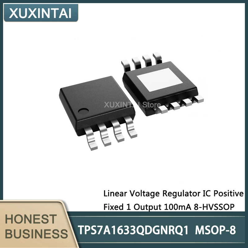 

5Pcs/Lot TPS7A1633QDGNRQ1 TPS7A1633 Linear Voltage Regulator IC Positive Fixed 1 Output 100mA 8-HVSSOP
