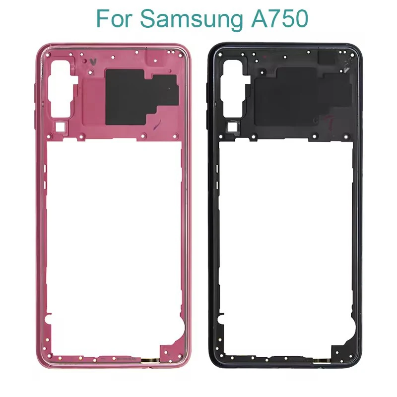 Netcosy Middle Frame Bezel Plate Cover Replacement Parts For Samsung Galaxy A70 A705 / A7 2018 A750 Mid Housing Case phone back cover glass phone back cover samsung phone case
