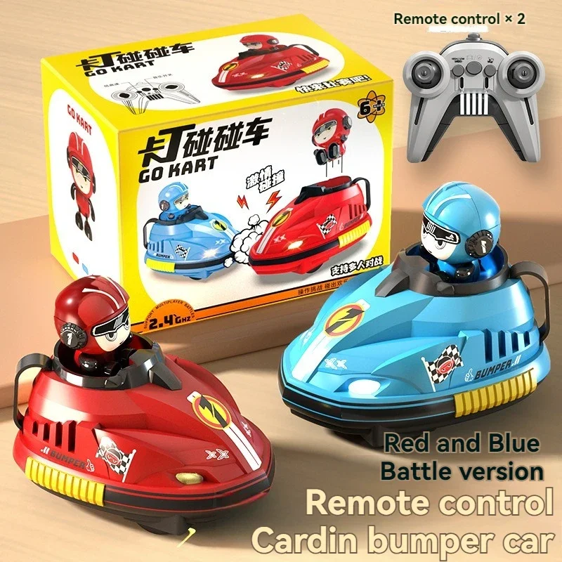 Children Battle Rc Car Toy Parent-child Interaction Bumper Cars Drift Collision Karting Two-man Battle Remote Control Car Toys 5
