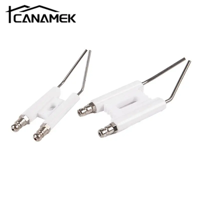 H Type Ignition Electrodes For Oil Burner BT10 Ceramic Electrode Ceramic Ignition Double Pin Accessories 1pc ignition electrode