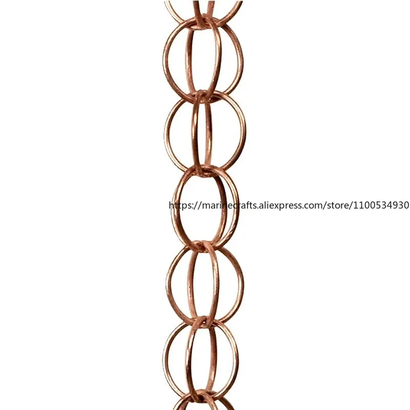 Exquisite Butterfly and Heart Design Metal Rain Chain for Garden Decor Steel Leaf Rain Chain