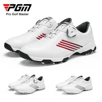 PGM Waterproof Golf Shoes Womens Shoes Lightweight Knob Buckle Shoelace Sneakers Ladies Breathable Non-Slip Trainers Shoes XZ162 2