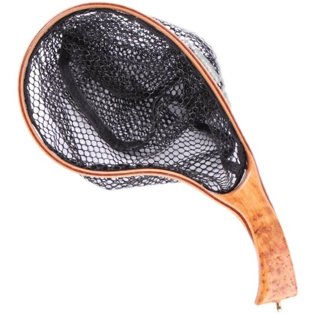 

Release Net Fly Fishing Net Stream Fishing Net Functional Landing Catch Wood+plastic For Stream Fishing For Fly Fishing Durable