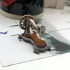 Dollhouse miniatures 1/12 Mini Exquisite Alloy Mini Sewing Machine Mini Alloy Sewing Machine 1:12 Scale Dollhouse DIY Decoration 4